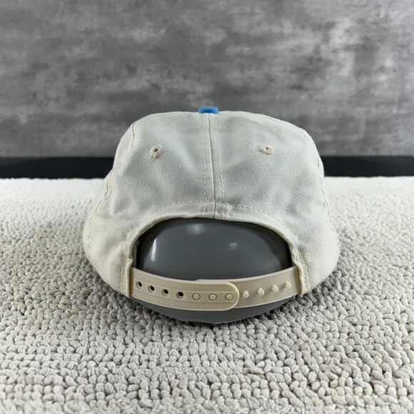 90s Vintage Nike Snapback Hat OSFA Embroidered Wool Two Tone Cap Center Swoosh - Picture 4 of 13